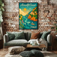 Vintage Art Deco Automobile Poster