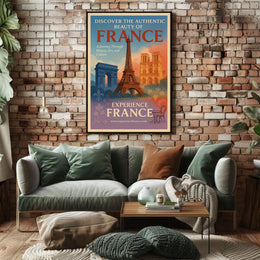 Discover The Beauty Of France Poster