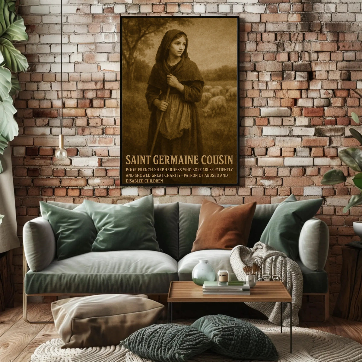 Saint Germaine Cousin Patron Of Abused Poster