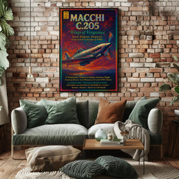 Wings of Vengeance WWII Aviation Poster
