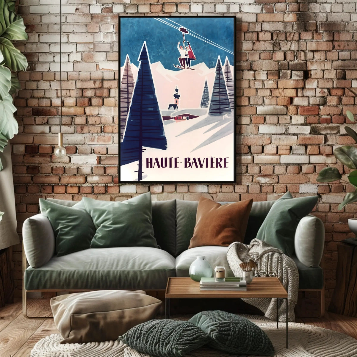 Haute-Bavière Winter Escape Poster