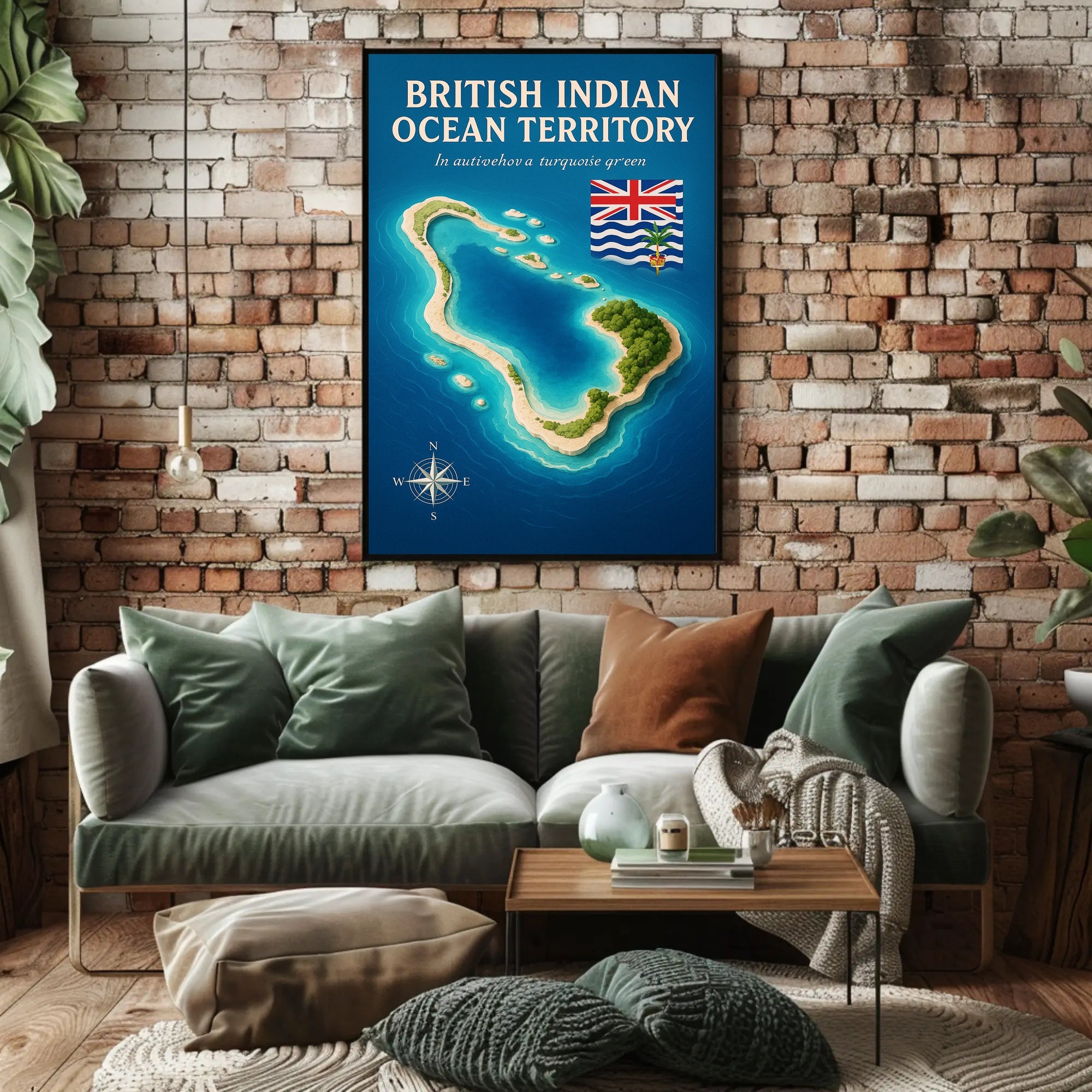 British Indian Ocean Territory Poster PosterGoat