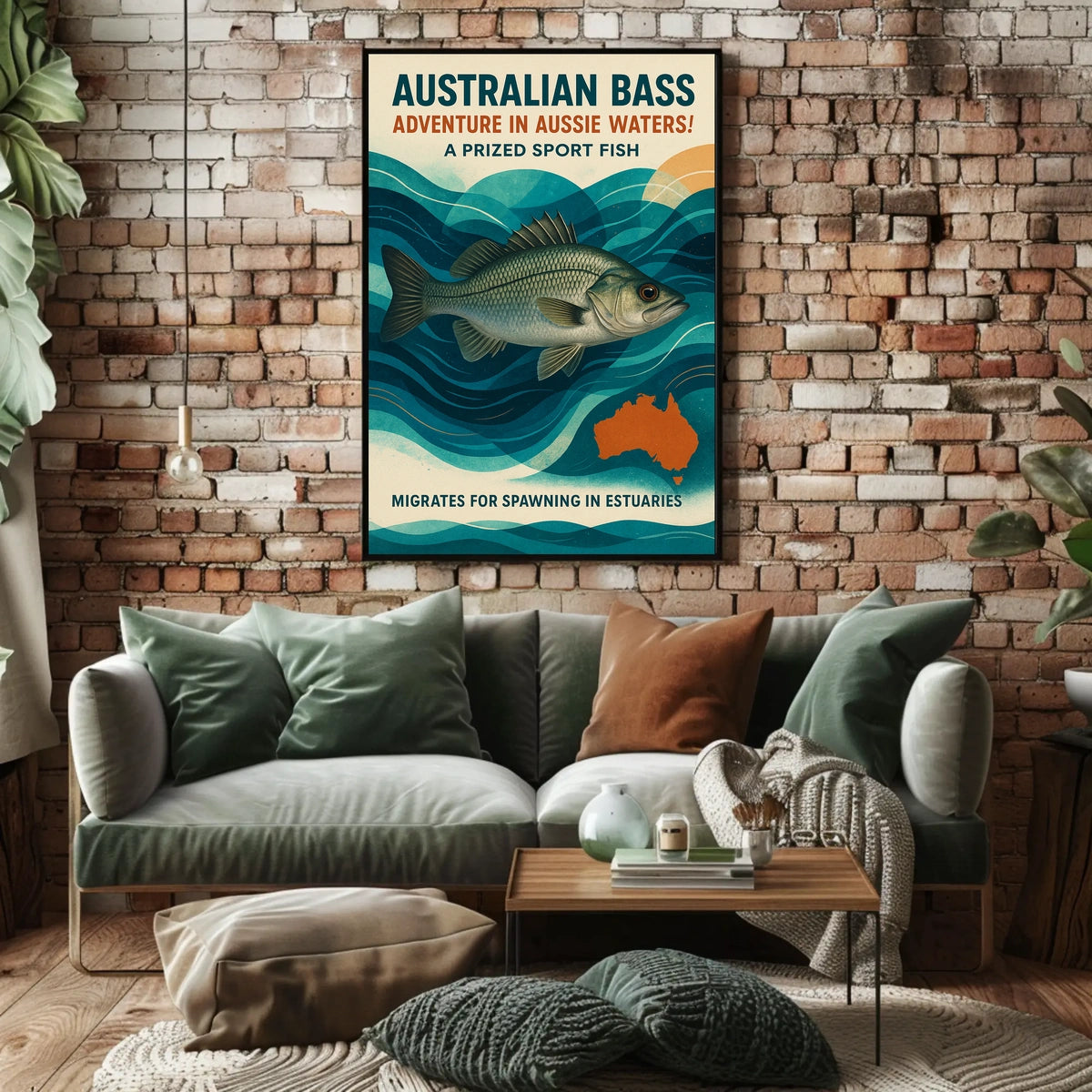 Australian Bass Adventure Poster