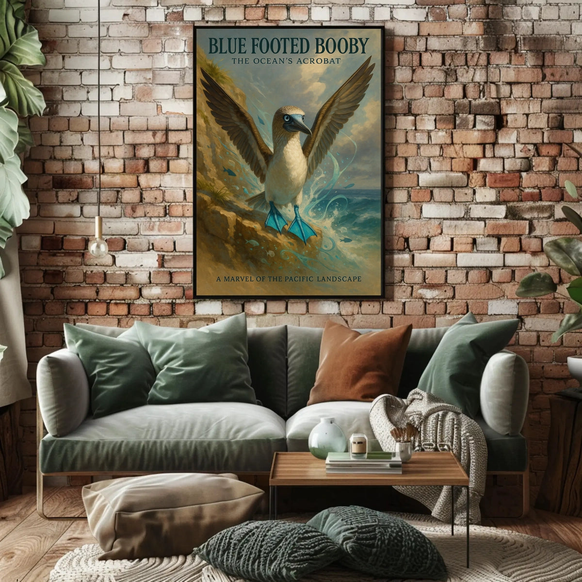 Blue Footed Booby The Oceans Acrobat Poster