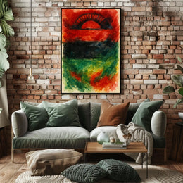 Abstract Sunrise Poster