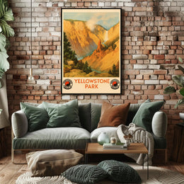 Yellowstone Park Scenic Poster PosterGoat