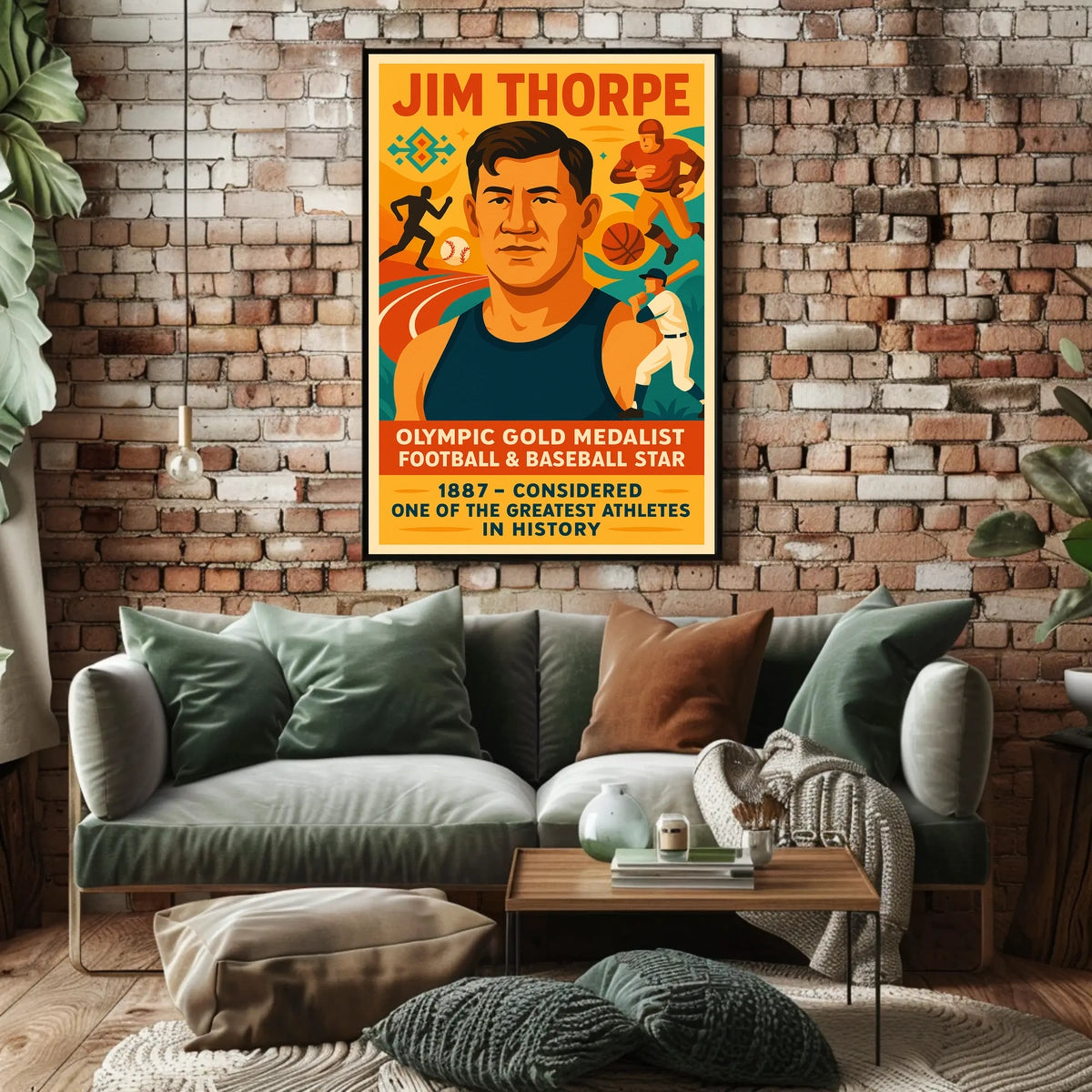 Celebrating a Legendary Athlete Poster