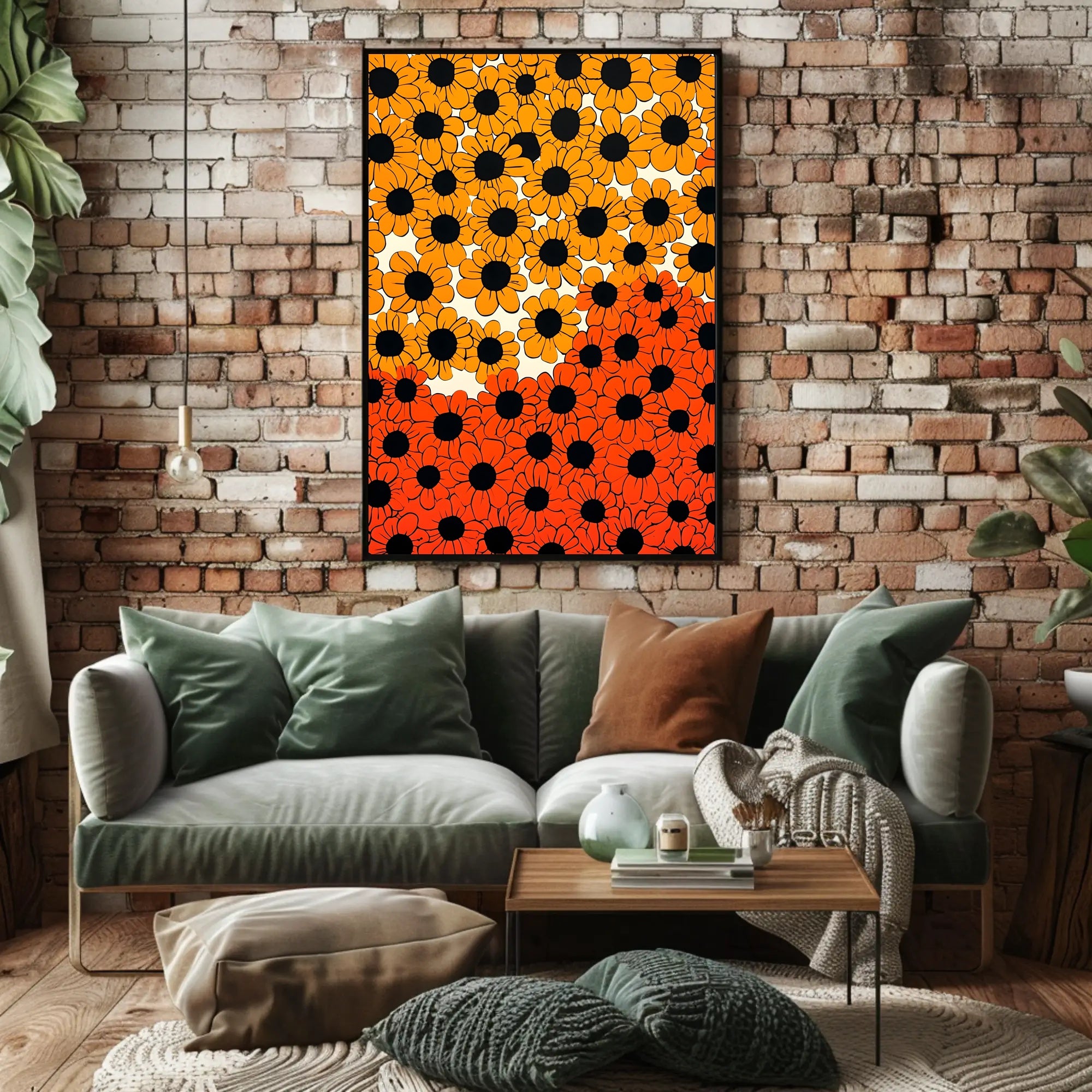 Floral Harmony Poster Vibrant Botanical Wall Art
