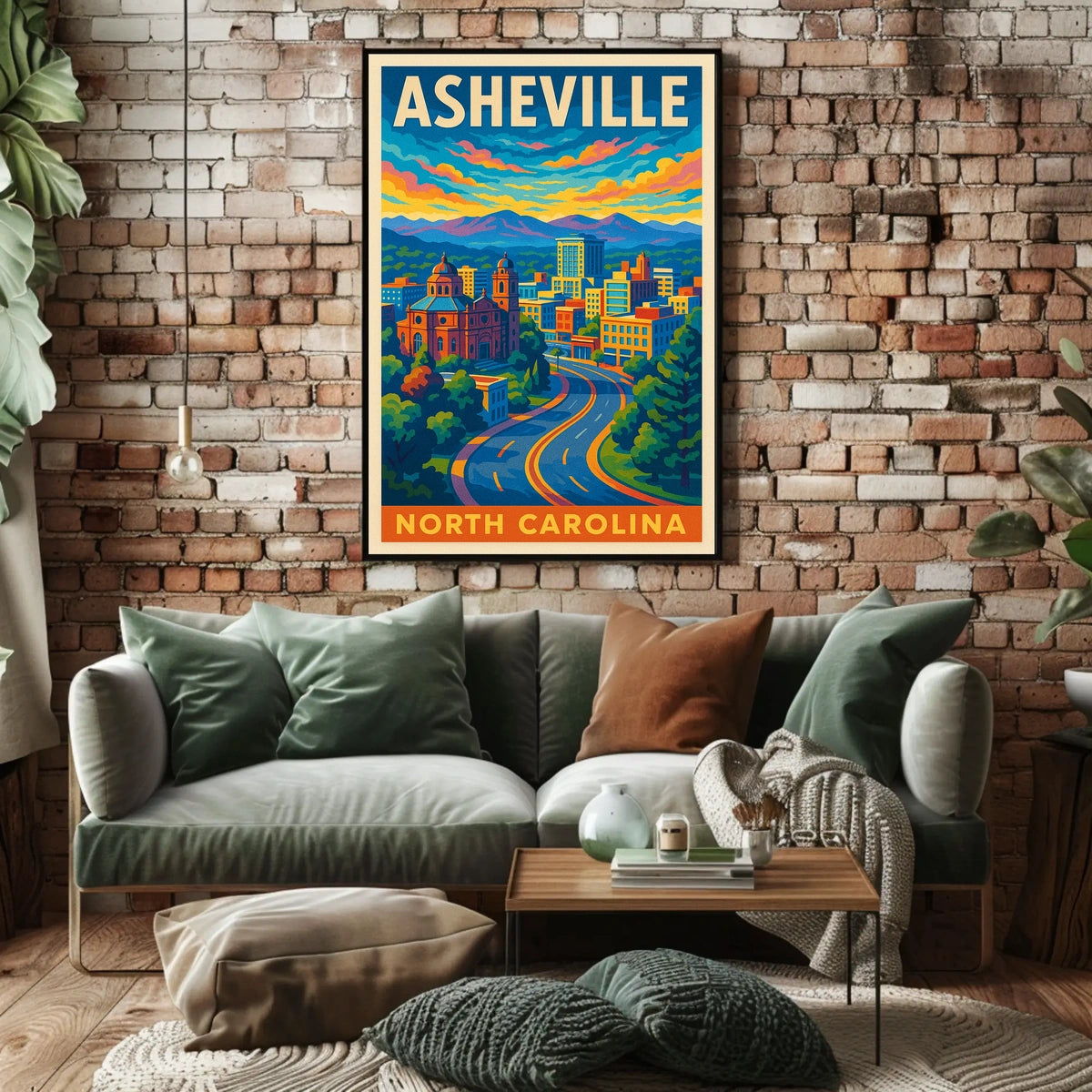 Asheville, North Carolina Poster