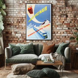 St. Moritz Ski Adventure Travel Poster PosterGoat