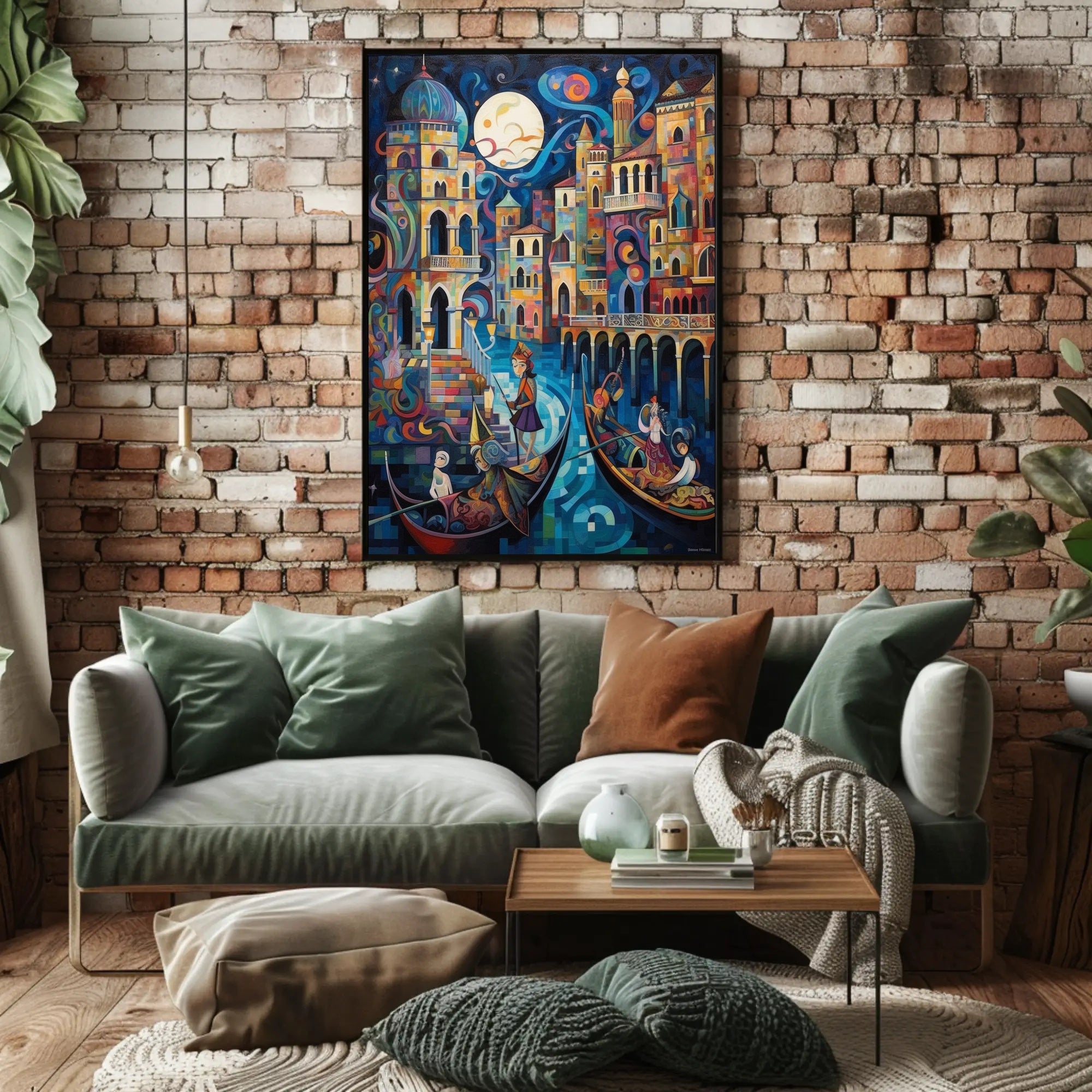 Enchanted Venetian Night Poster
