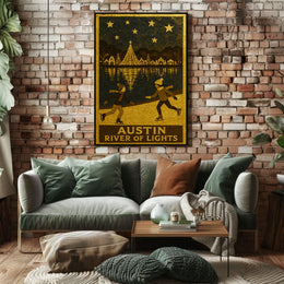Austin River Of Lights Poster