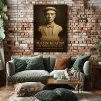 Buster Keaton The Timeless Stone Face Poster