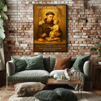 Saint Anthony of Padua Poster PosterGoat