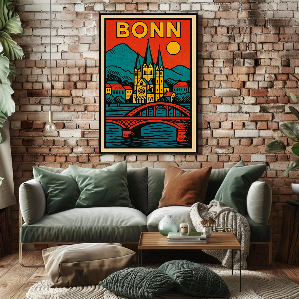 Bonn Cityscape Poster