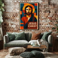Jesus Christ Modern Icon Modern Poster