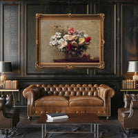 Floral Elegance Classic Still Life Artistic Poster