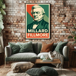 Millard Fillmore Vintage History Buff Poster