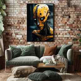 The Futuristic Sentinel Poster PosterGoat