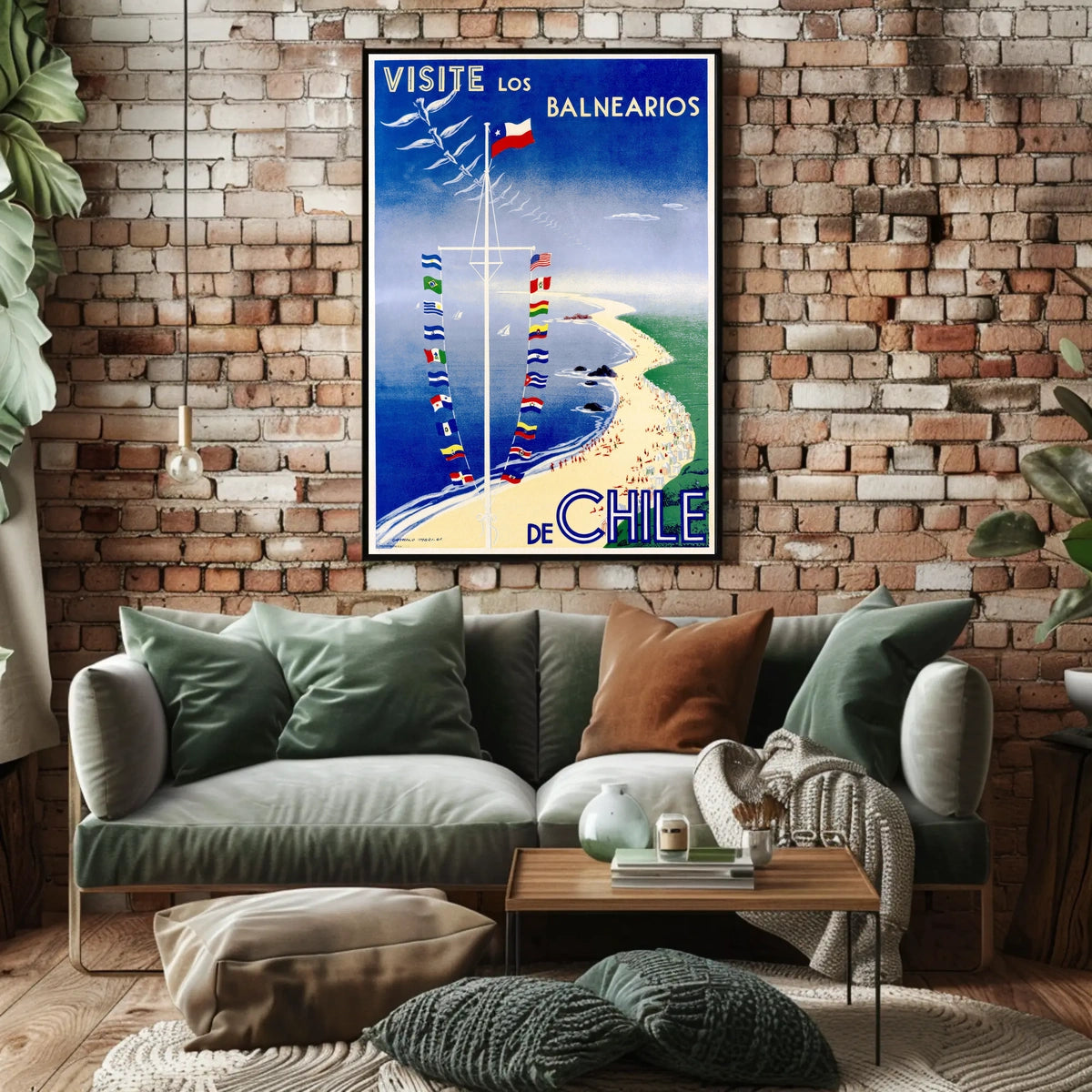 Visit The Beaches Of Chile Poster