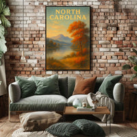 North Carolina Landscape Poster