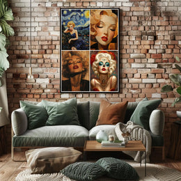 Iconic Elegance A Tribute In Art Poster