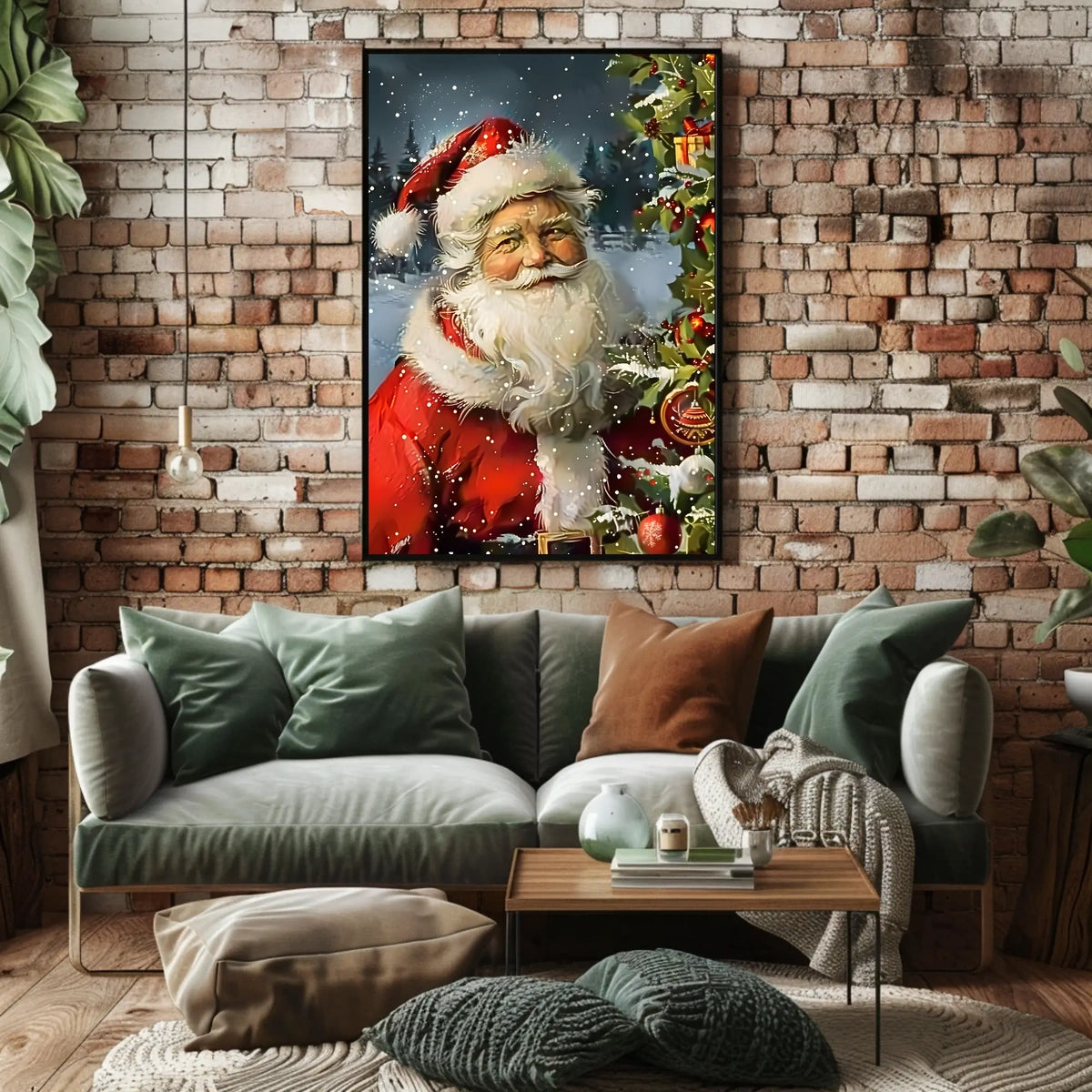 Santa Claus in a Winter Wonderland Poster