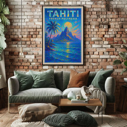Tahiti French Polynesia Poster