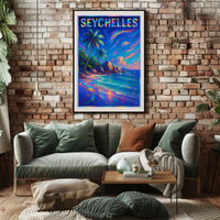 Seychelles Paradise Poster