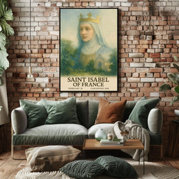 Saint Isabel Of France Poster