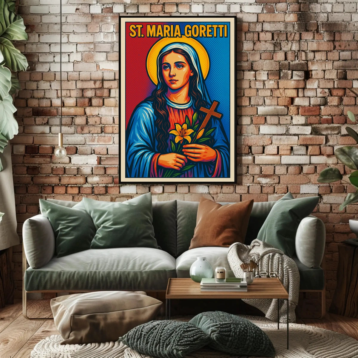 St. Maria Goretti Poster