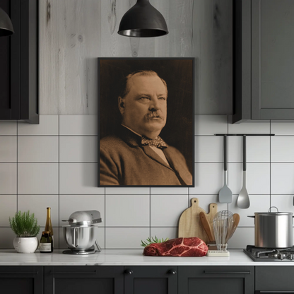 Grover Cleveland 24th President Sepia Photo