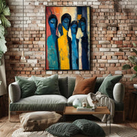 Abstract Ensemble Poster Print Modern Wall Art