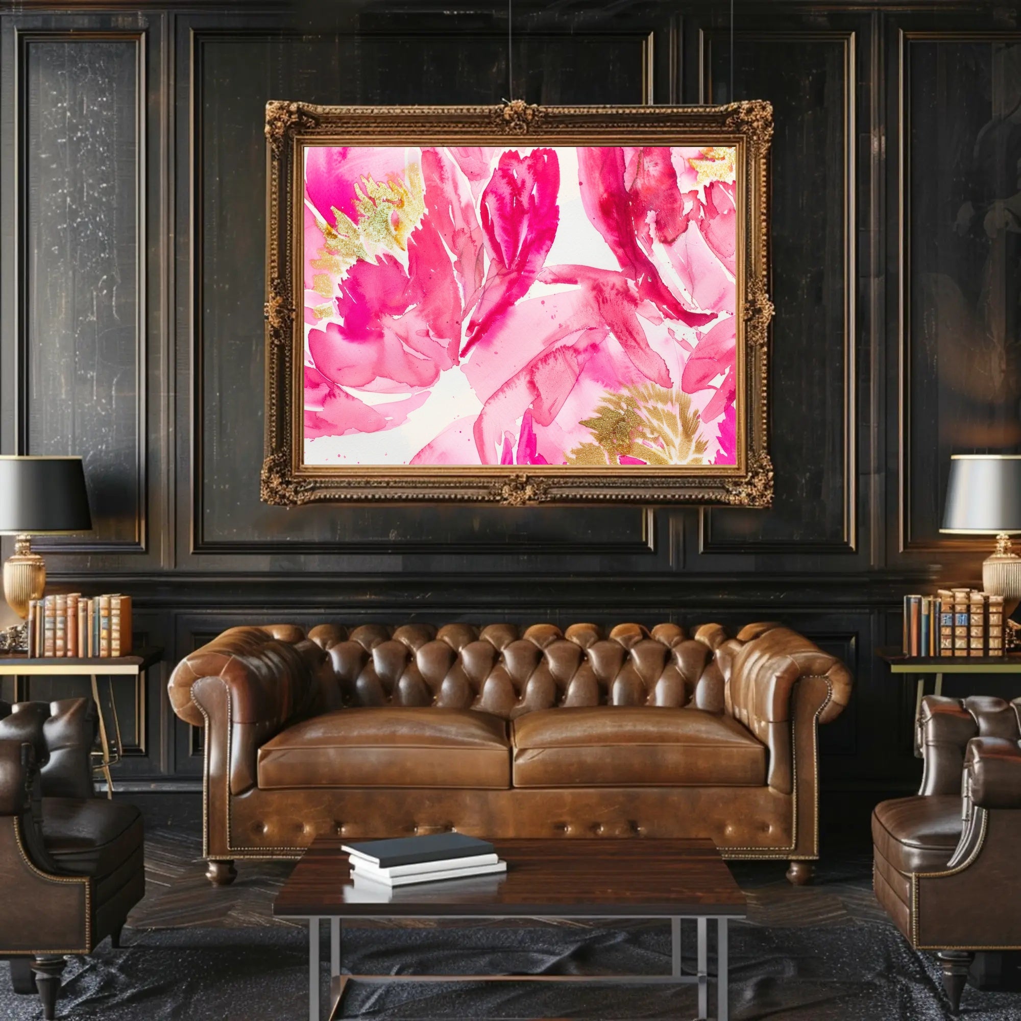 Vibrant Floral Abstraction Poster