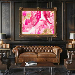 Vibrant Floral Abstraction Poster