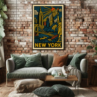 New York Cityscape Poster