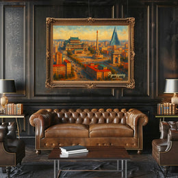 Pyongyang Cityscape Photography Realism Wanderlust Poster