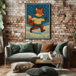 Forest Fox Poster