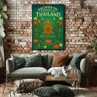 Thailand's Cultural Tranquility Travel Poster