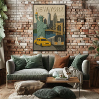 New York City Icons Poster