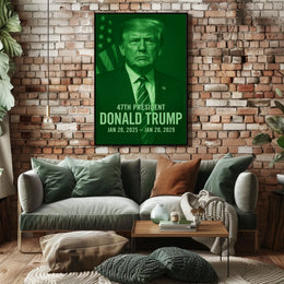 Donald Trump 47th President Poster