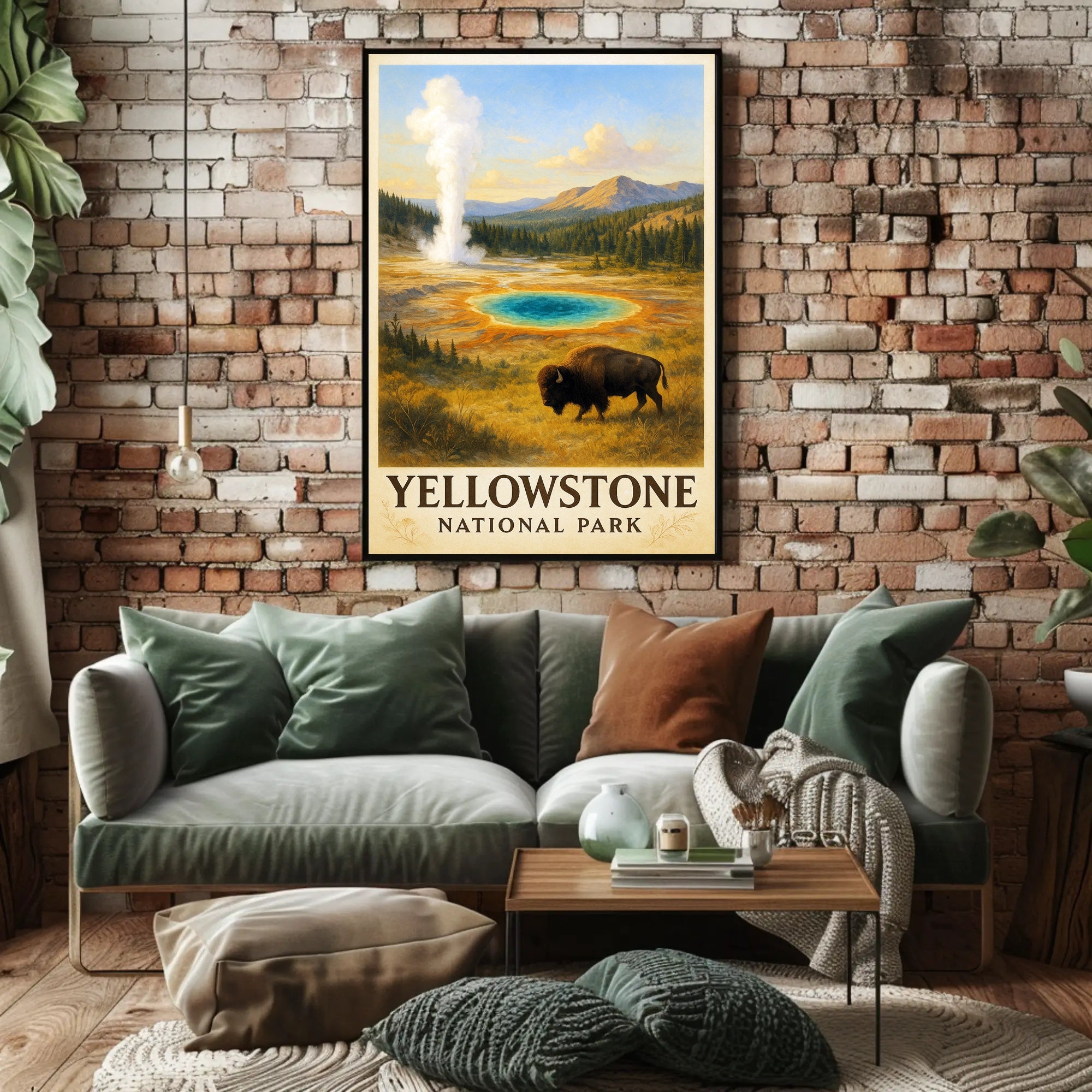 Yellowstone National Park Poster PosterGoat