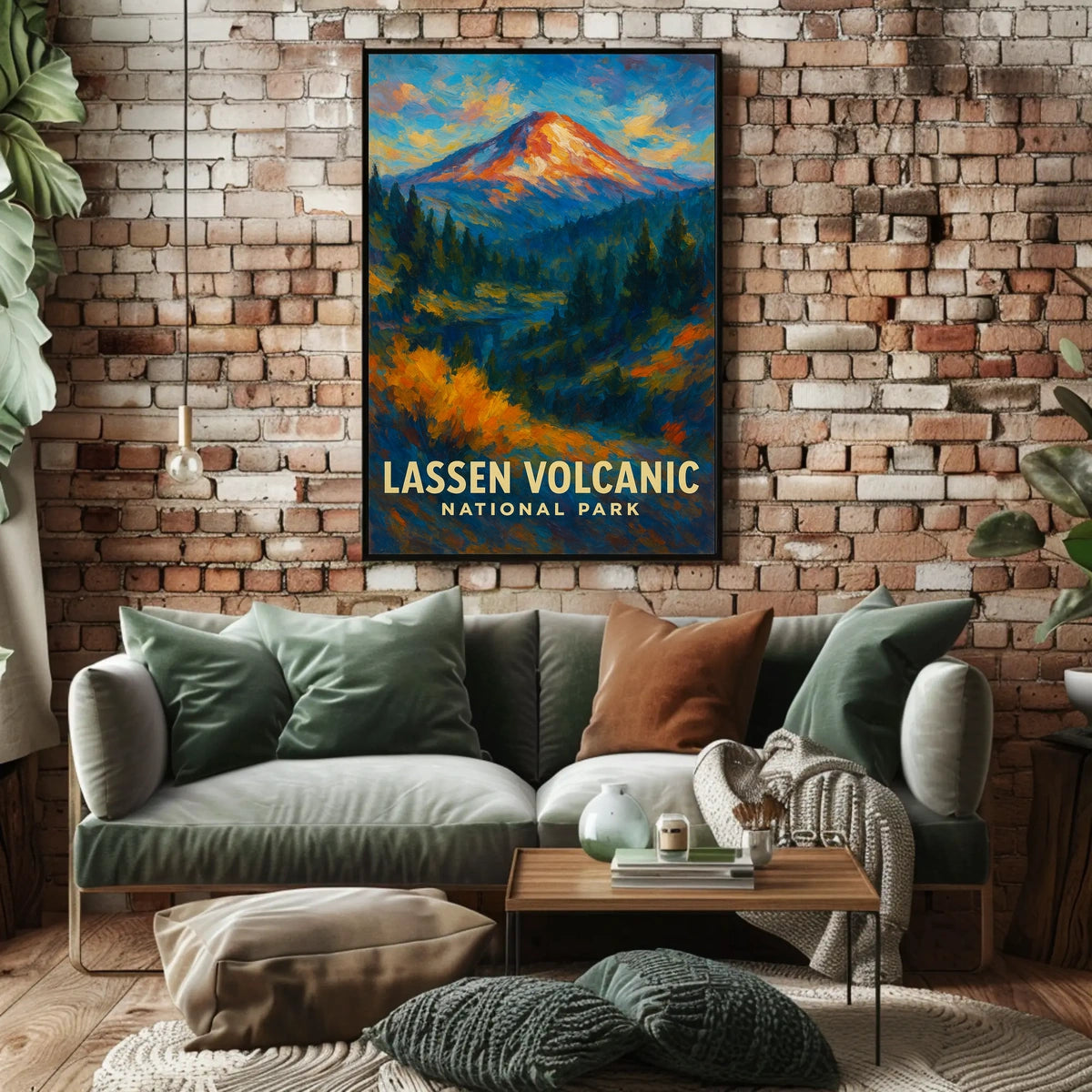 Lassen Volcanic National Park Poster Wall Art Print