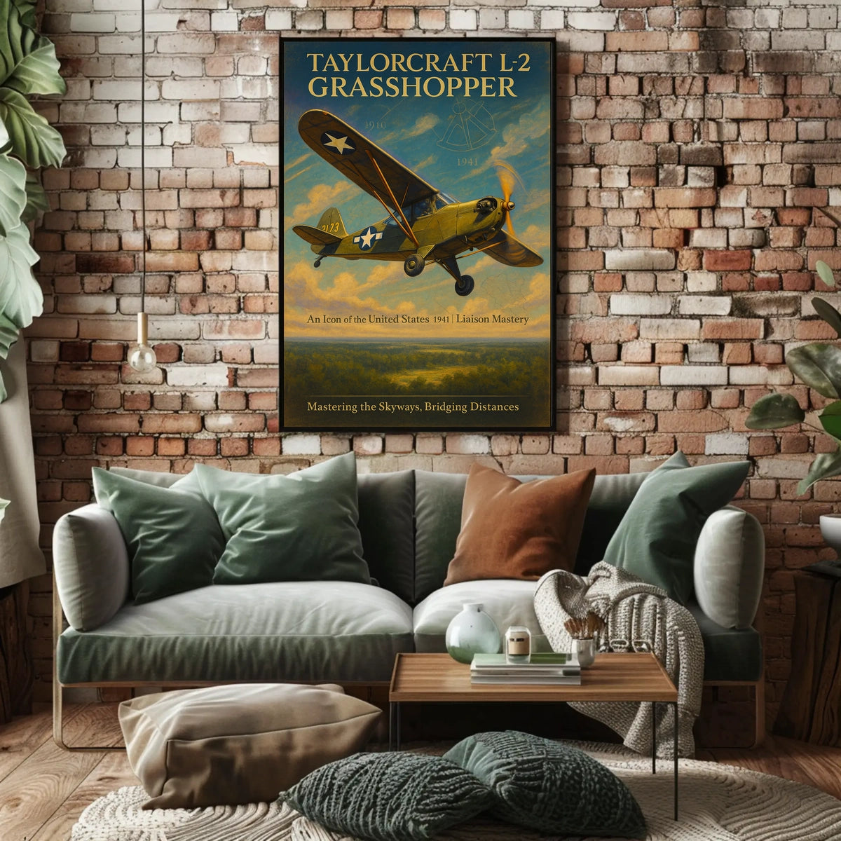 Taylorcraft L2 Grasshopper Poster