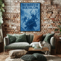 Reindeer Biathlon Poster