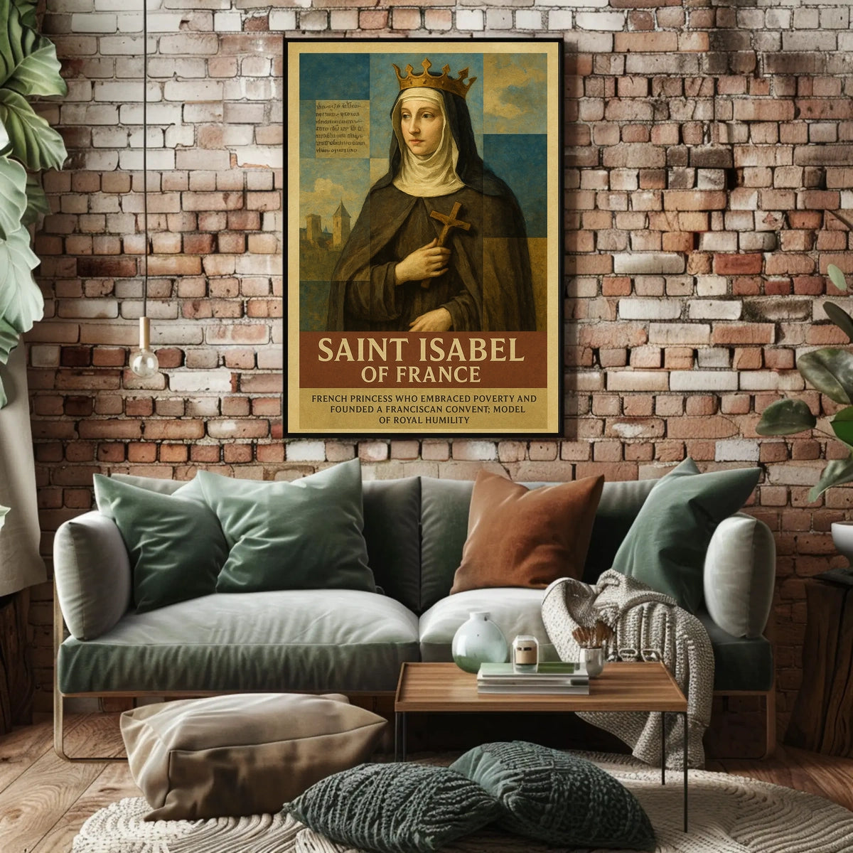 Saint Isabel Of France Poster