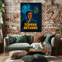 Topper Returns Wanderlust Globe Inspired Cinematic Poster