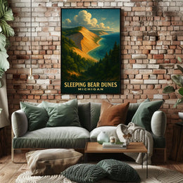 Sleeping Bear Dunes Michigan Poster