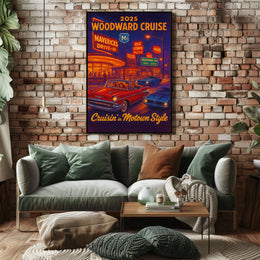 2025 Woodward Cruise Poster