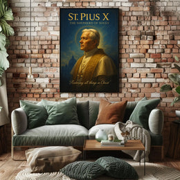 St. Pius X The Shepherd of Souls Poster